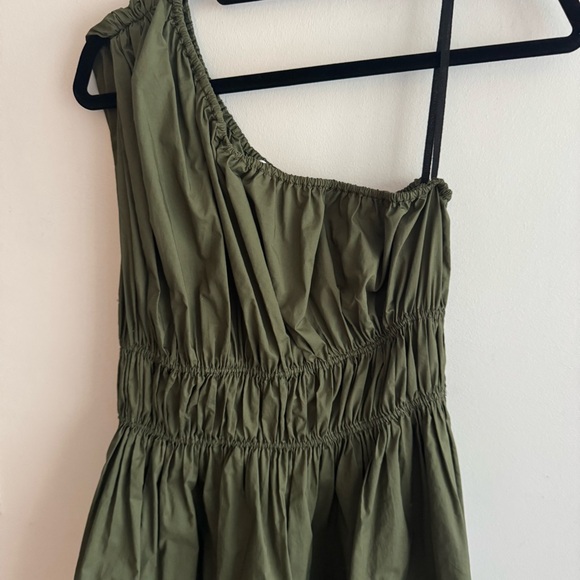Matteau One Shoulder Organic Cotton Mini Dress - Picture 3 of 7